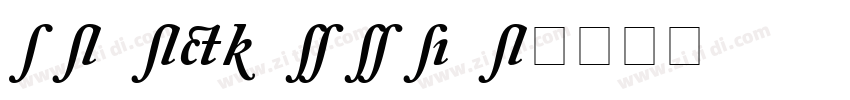 Caslon Black SSi Bol字体转换